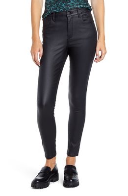 STS Blue Ellie Coated High Waist Ankle Skinny Jeans in Black