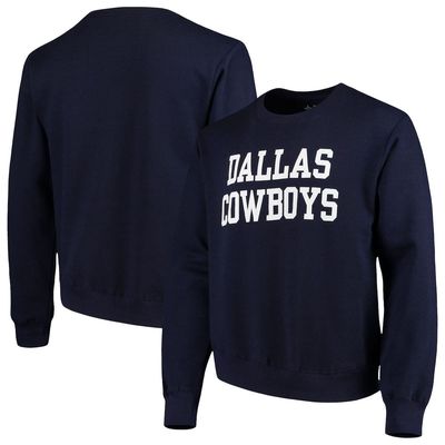 NFL Men's Navy Dallas Cowboys Coaches Crew Sweatshirt