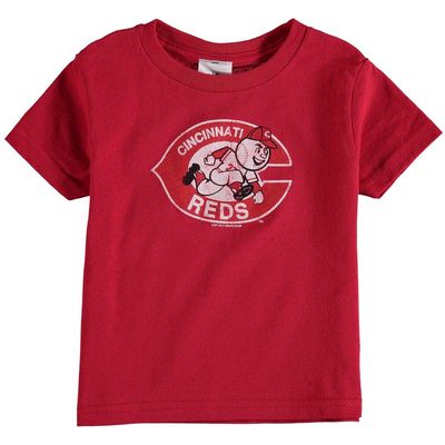 Toddler Soft As A Grape Red Cincinnati Reds Cooperstown Collection Shutout T-Shirt