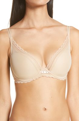 Chantelle Lingerie Parisian Allure Plunge Underwire Bra in Ultra Nude