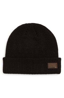 TravisMathew Take Down Beanie in Black