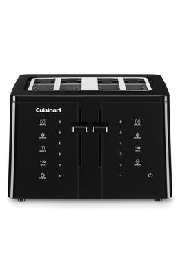 Cuisinart 4-Slice Touchscreen Toaster in Black