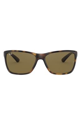 Ray-Ban 61mm Square Sunglasses in Havana