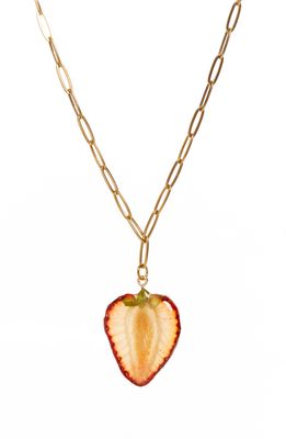 Dauphinette Strawberry Chain Link Necklace