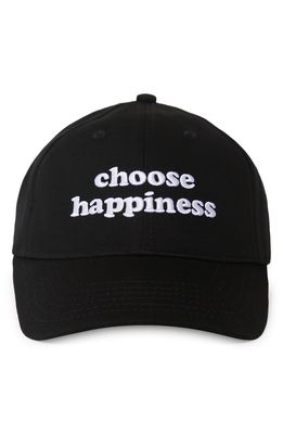 Spiritual Gangster Choose Happiness Dad Hat in Vintage Black