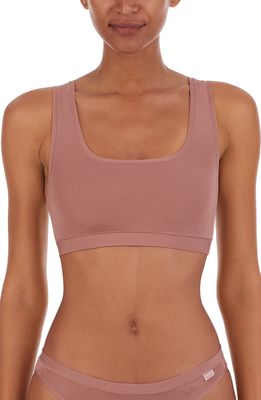 DKNY Stretch Modal Pullover Bralette in Rosewood
