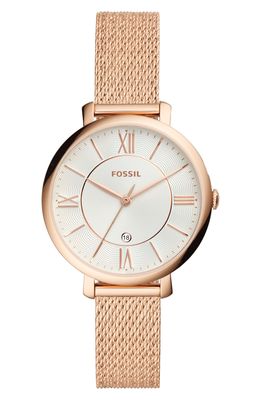 Fossil Jacqueline Mesh Strap Watch