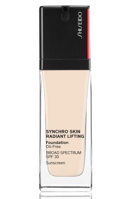 Shiseido Synchro Skin Radiant Lifting Foundation SPF 30 in 110 Alabaster