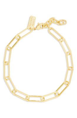 Melinda Maria Samantha Chain Link Bracelet in Gold