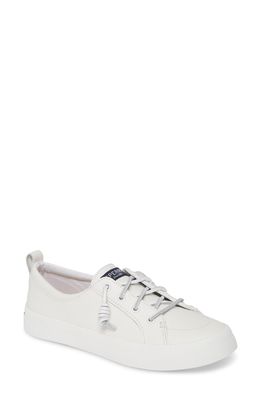 Sperry Crest Vibe Slip-On Sneaker in White Leather