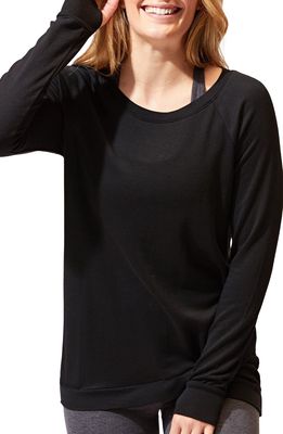 Threads 4 Thought Leanna Feather Fleece Tunic in Black