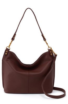 HOBO Pier Leather Tote in Mahogany