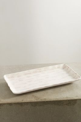 Brunello Cucinelli - Textured Ceramic Tray - Neutrals