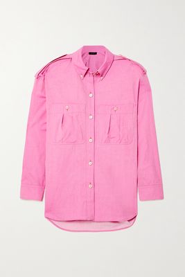 Isabel Marant - Vinela Oversized Cotton Blouse - Pink