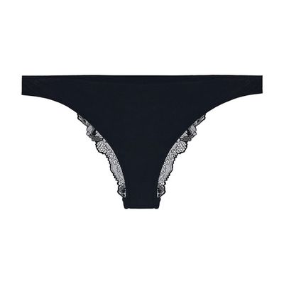 Brazilian brief with tulle