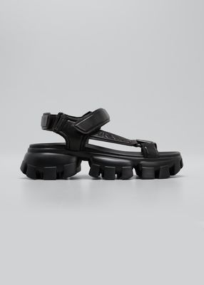 Lambskin Grip Thunder-Sole Sport Sandals