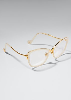 La Croix Acetate Optical Cat-Eye Glasses