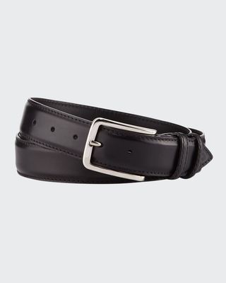 35mm Burnished Leather Belt