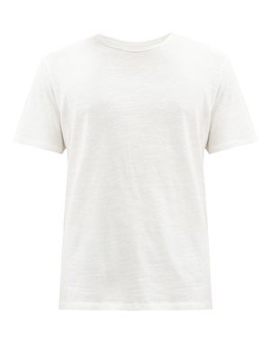 Rag & Bone - Flame Crew-neck Slubbed Cotton-jersey T-shirt - Mens - White