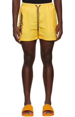 MSGM Yellow Bermuda Shorts