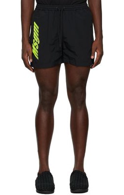 MSGM Black Bermuda Shorts