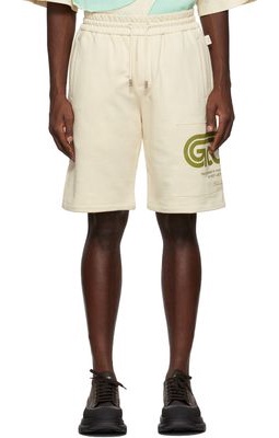 GCDS Beige Eco Regular Sweat Shorts