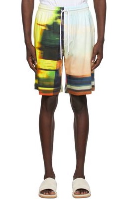 Dries Van Noten Multicolor Printed Shorts