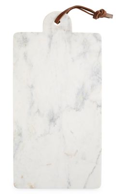 Nordstrom Marble Serving Board in White