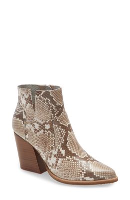 Kelsi Dagger Brooklyn Vale Pointed Toe Bootie in White Wash Leather
