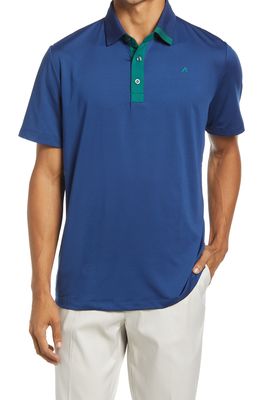 Redvanly Montgomery Golf Polo in Estate Blue
