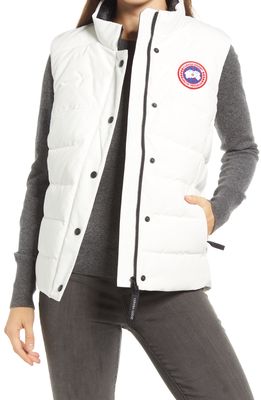 Canada Goose Freestyle Water Resistant 625 Fill Power Down Vest in Nrth Star Wh