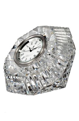 Waterford Lismore Diamond Clock in Crystal