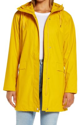 Helly Hansen Waterproof Moss Raincoat in Essential Yellow