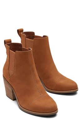 TOMS Everly Chelsea Boot in Medium Brown
