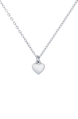 Ted Baker London Hara Tiny Heart Pendant Necklace in Silver