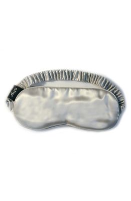 slip Pure Silk Sleep Mask in Silver