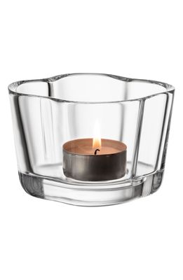 Iittala Aalto Tealight Candleholder in Clear