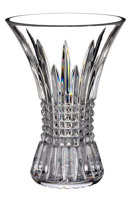 Waterford Lismore Diamond Lead Crystal Vase in Clear