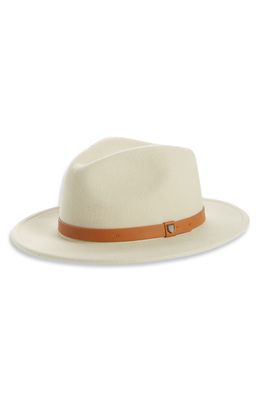 Brixton Messer Fedora Hat in Gravl