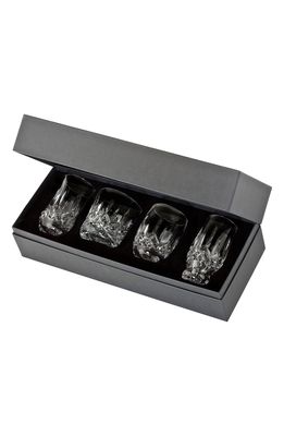 Waterford Lismore Connoisseur Assorted Set of 4 Lead Crystal Tumblers in Clear