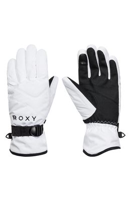 Roxy Jetty Gloves in Bright White