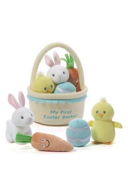 Baby Gund 'My First Easter Basket' Plush Play Set in Yellow