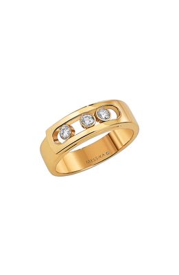 Messika Move Noa Diamond Band Ring in Yellow Gold