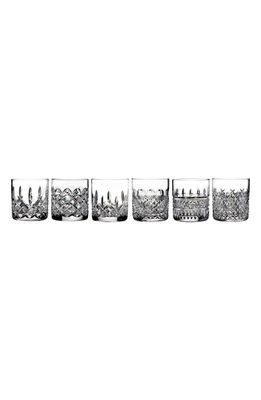 Waterford Lismore Connoisseur Heritage Set of 6 Straight Sided Lead Crystal Tumblers in Clear
