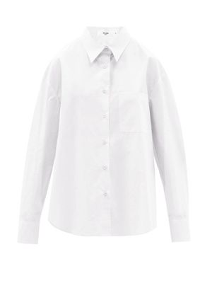 The Frankie Shop - Lui Organic Cotton-poplin Shirt - Womens - White