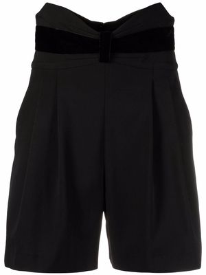 RED Valentino tailored high-waisted shorts - Black