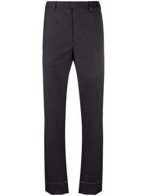 Brioni stitch detailing tailored trousers - Grey