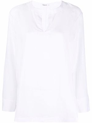 Filippa K Lilija split neck blouse - White