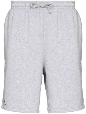 Lacoste logo-patch drawstring shorts - Grey