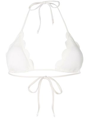 Marysia Broadway bikini top - White